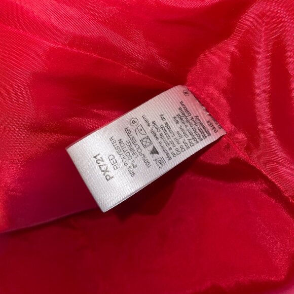 Marisota Womens Red Button-Up Coat Size US 10 Polyester Outerwear With Pockets - Picture 5 of 11